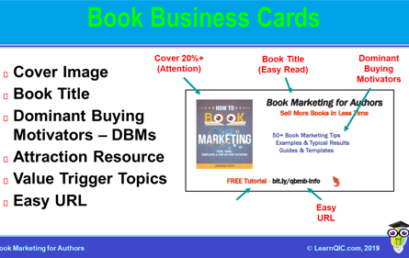 Marketing Tip – Book Business Cards