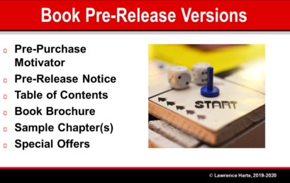 Book Pre-Launch Marketing Pre-Release Versions