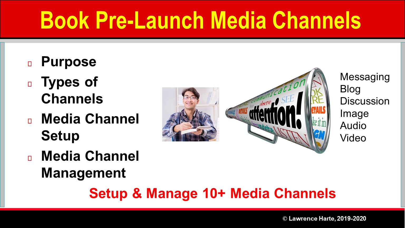 Book Pre-Launch Marketing Media Channels