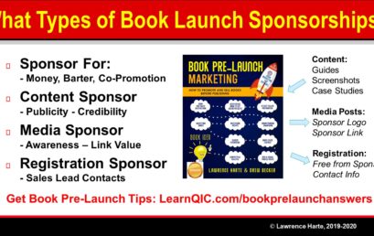 What are the Types of Book Launch Sponsorships?