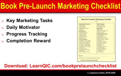 Book Pre-Launch Marketing Task Checklist
